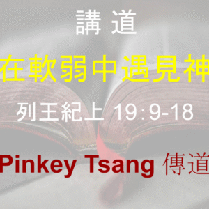 在軟弱中遇見神