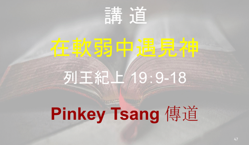 在軟弱中遇見神